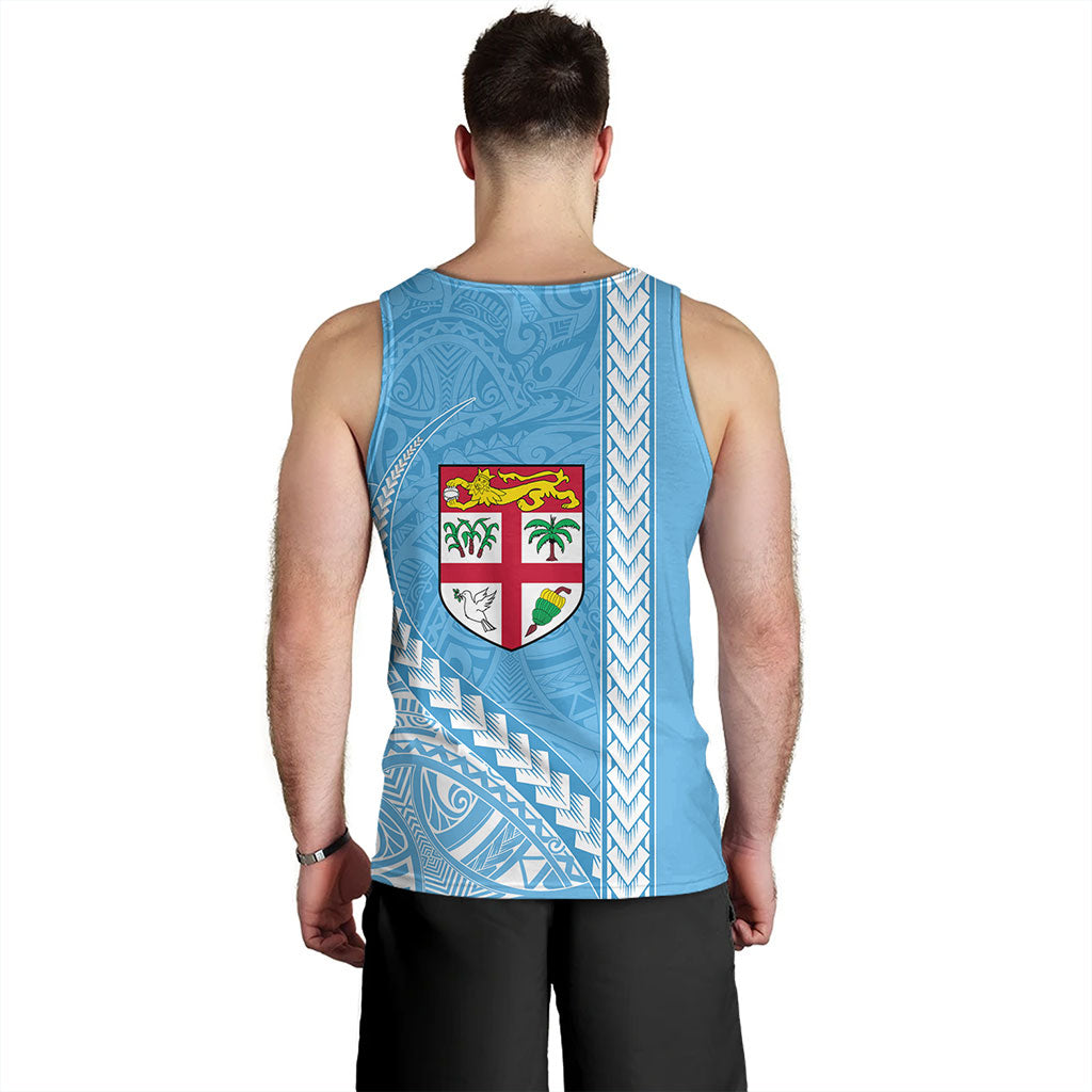 Fiji Tank Top Tribal Melanesian Flag And Coat Of Arms