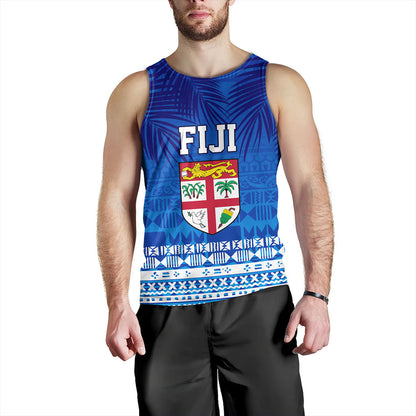 Fiji Tank Top Happy Fiji Day Celebration Tropical Leaf