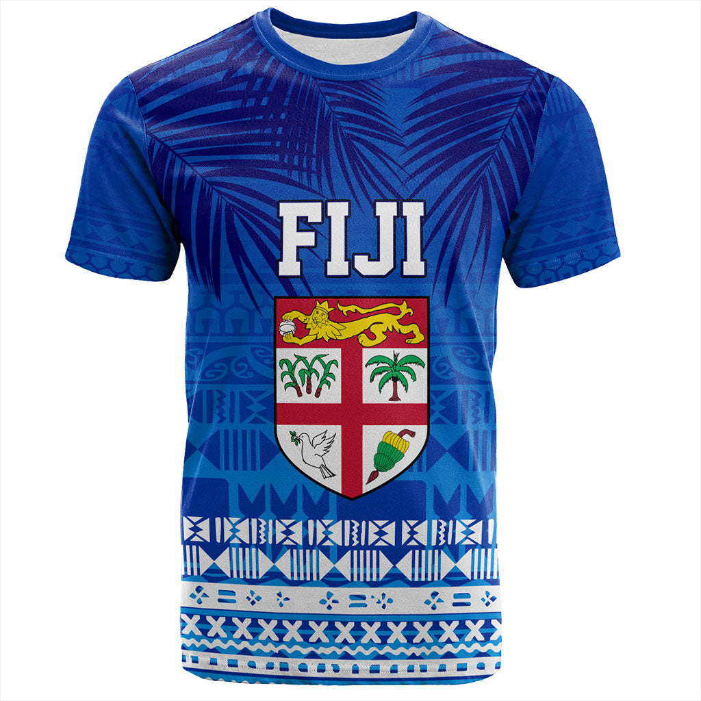 Fiji T-Shirt Happy Fiji Day Celebration Tropical Leaf