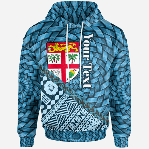 Fiji Hoodie - Custom Personalised Tapa Patterns With Bamboo