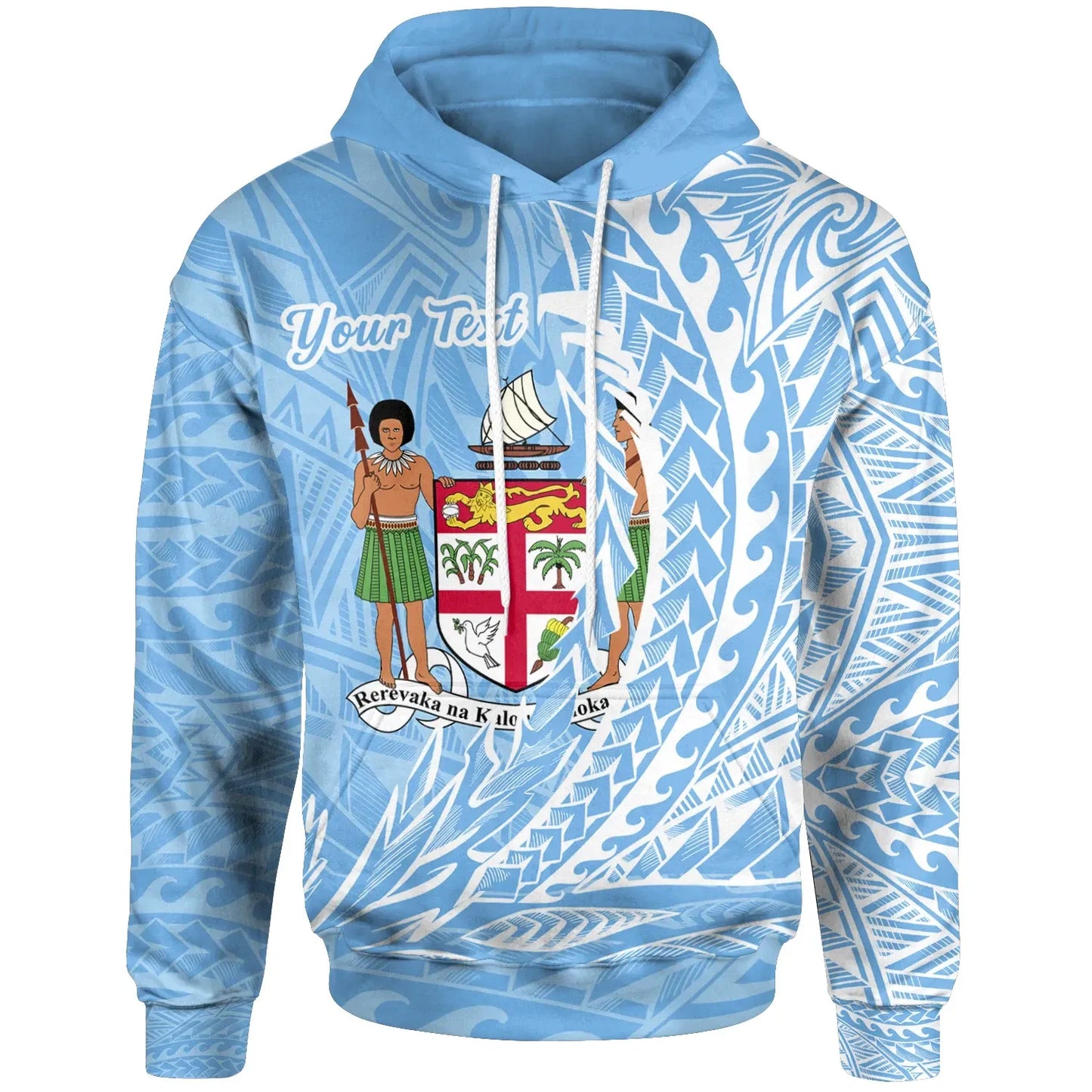 Fiji Hoodie - Custom Personalised Wings Style