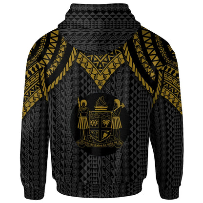 Fiji Hoodie - Polynesian Armor Style Gold