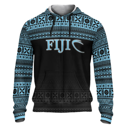 Fiji Hoodie - Rugby Fijian Tapa Pattern