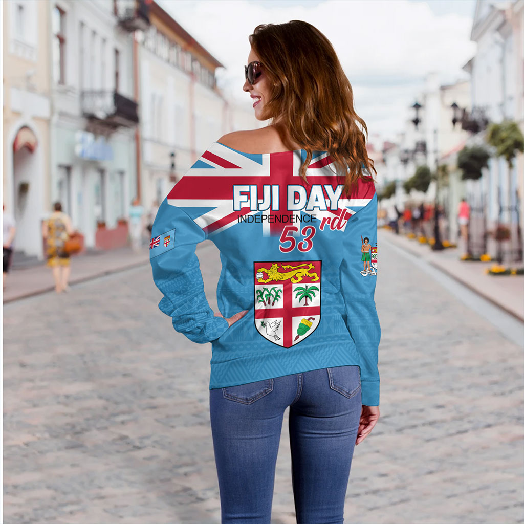 Fiji Off Shoulder Sweatshirt Independence Day 2023