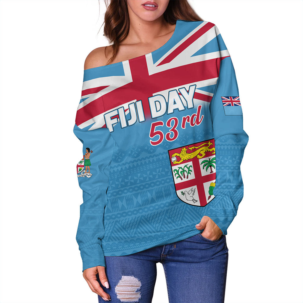 Fiji Off Shoulder Sweatshirt Independence Day 2023