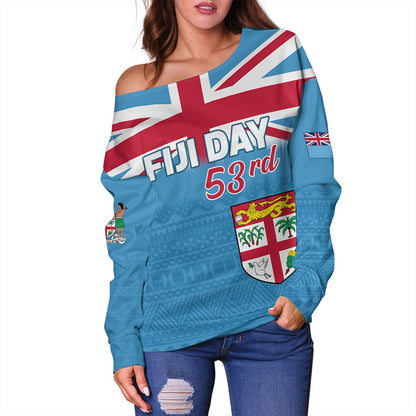 Fiji Off Shoulder Sweatshirt Independence Day 2023