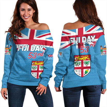 Fiji Off Shoulder Sweatshirt Independence Day 2023