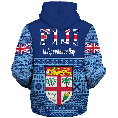 Fiji Sherpa Hoodie Happy Independence Day