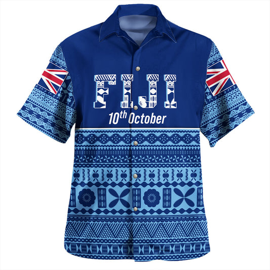 Fiji Hawaiian Shirt Happy Independence Day