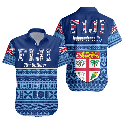 Fiji Short Sleeve Shirt Happy Independence Day