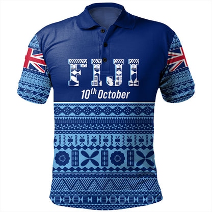 Fiji Polo Shirt Happy Independence Day