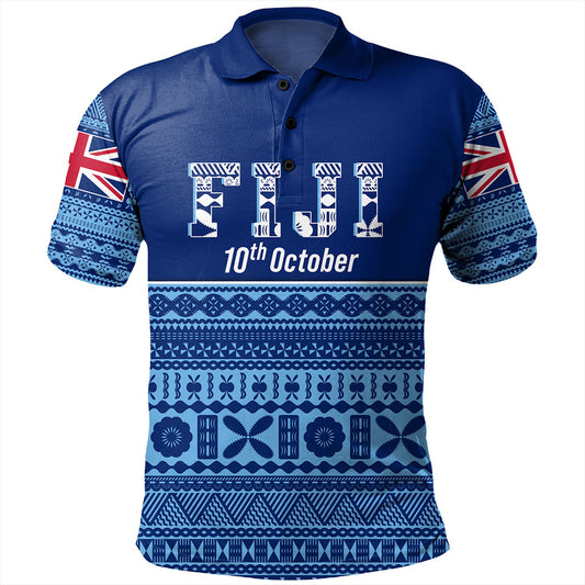 Fiji Polo Shirt Happy Independence Day