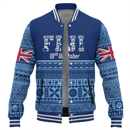 Fiji Baseball Jacket Happy Independence Day