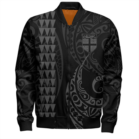 Fiji Bomber Jacket Kakau Style