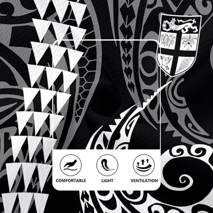 Fiji Rugby Jersey Kakau Style Ver.1