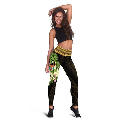 Fiji Legging - Polynesian Gold Patterns Collection