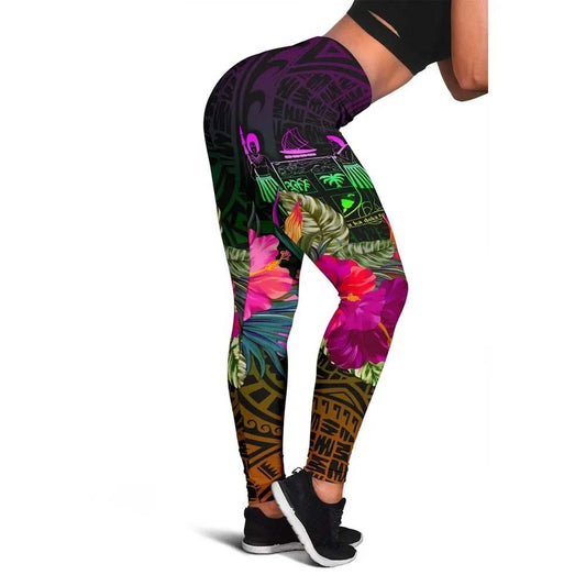 Fiji Legging - Summer Hibiscus