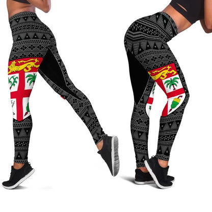 Fiji Legging - Tapa Pattern Sport Style