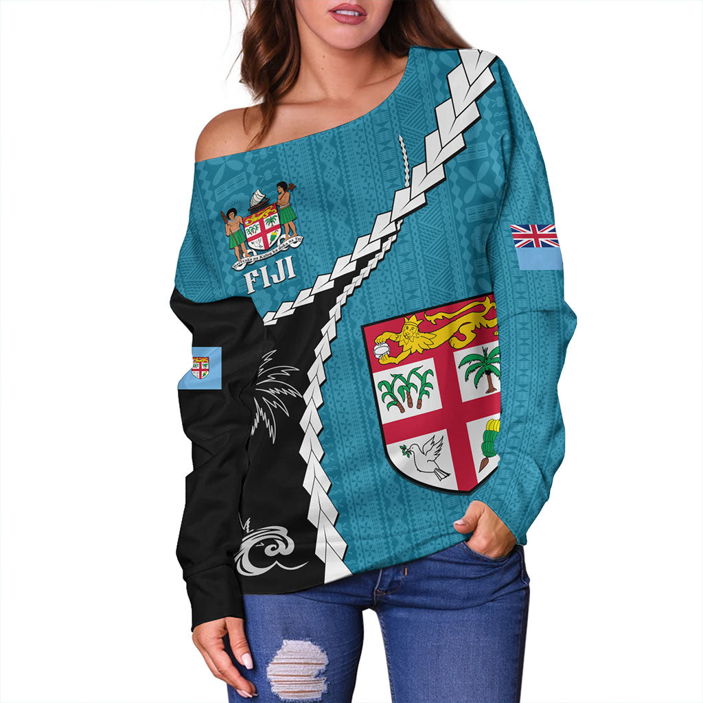 Fiji Off Shoulder Sweatshirt Masi Rugby