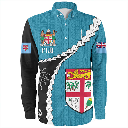 Fiji Long Sleeve Shirt Masi Rugby