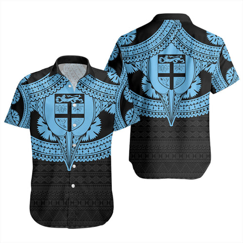 Fiji Short Sleeve Shirt Masi Tattoo Special