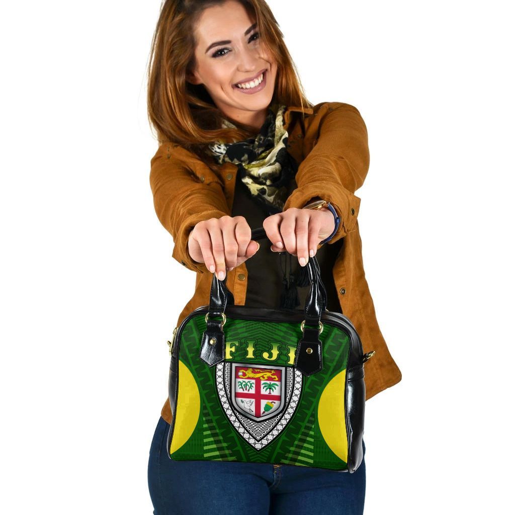 Fiji Melanesia Shoulder Handbag - Fijian Pride Green Version