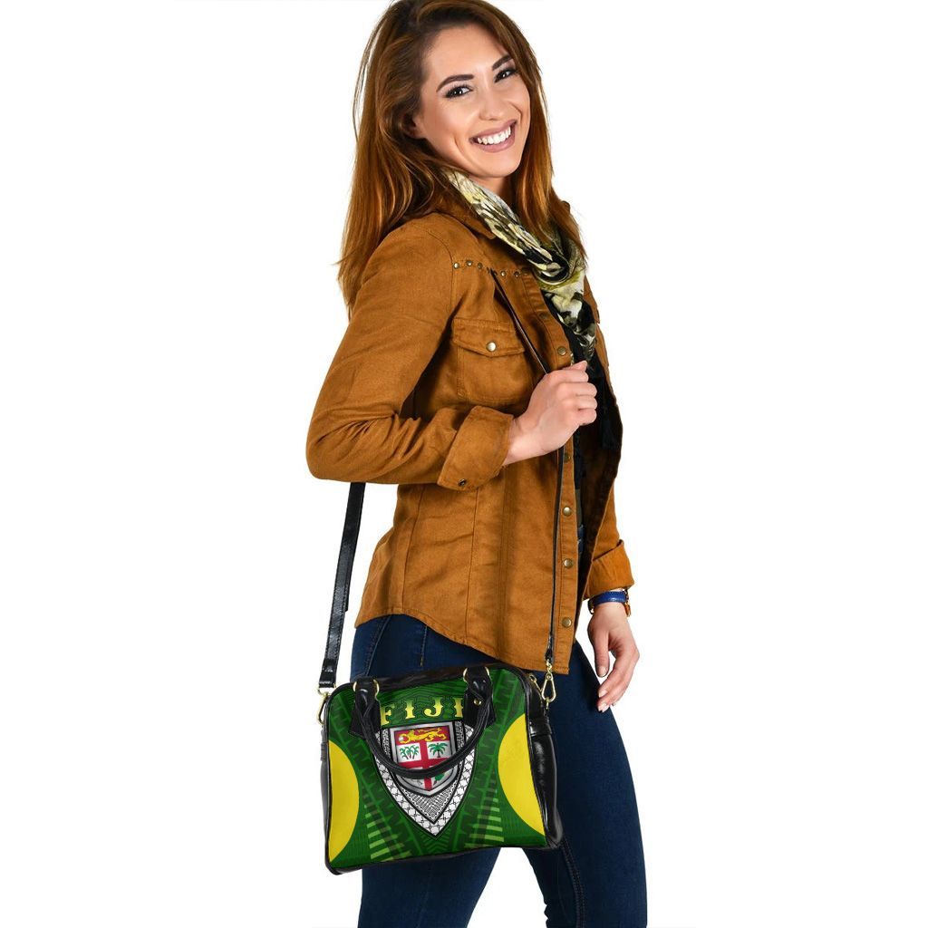 Fiji Melanesia Shoulder Handbag - Fijian Pride Green Version