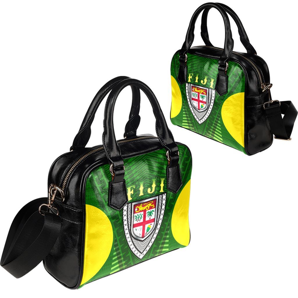 Fiji Melanesia Shoulder Handbag - Fijian Pride Green Version
