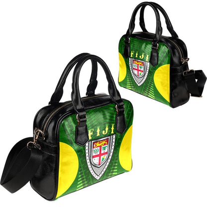 Fiji Melanesia Shoulder Handbag - Fijian Pride Green Version