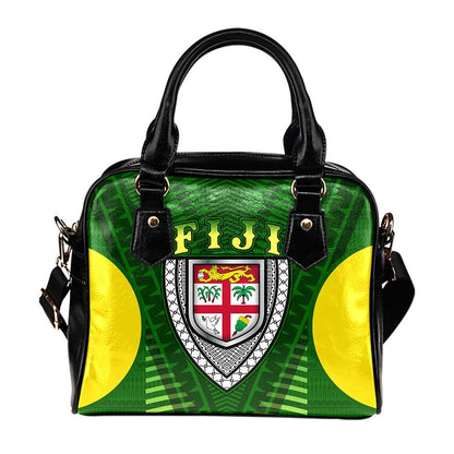 Fiji Melanesia Shoulder Handbag - Fijian Pride Green Version