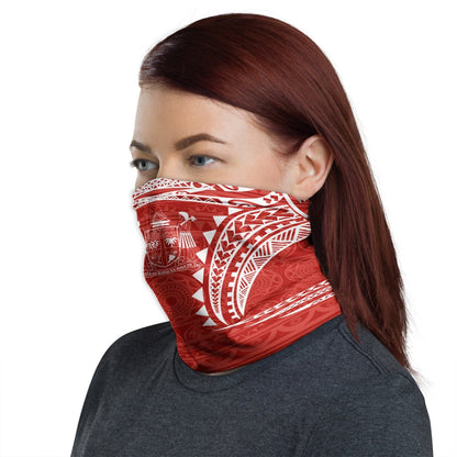 Fiji Neck Gaiter - Tribal Pattern Red