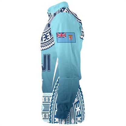 Fiji Long Sleeve Shirt Pattern Traditional Circle Style