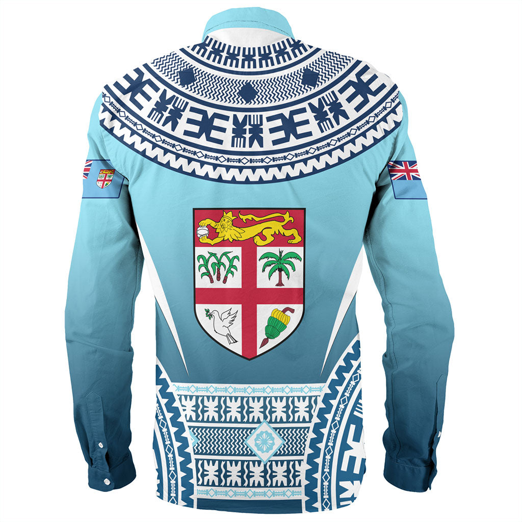 Fiji Long Sleeve Shirt Pattern Traditional Circle Style