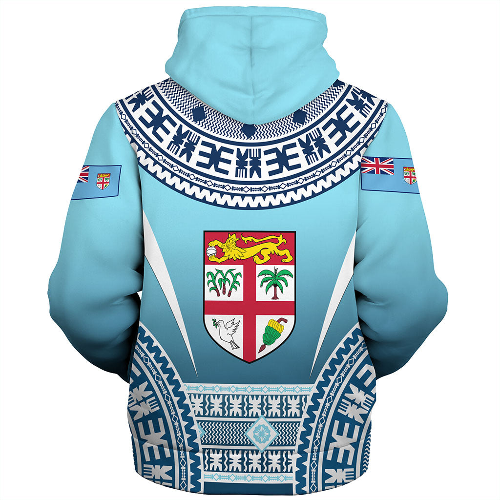 Fiji Sherpa Hoodie Pattern Traditional Circle Style