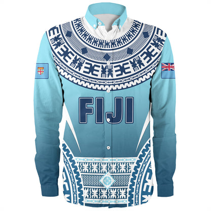 Fiji Long Sleeve Shirt Pattern Traditional Circle Style