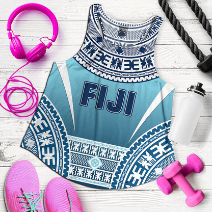 Fiji Women Tank Pattern Traditional Circle Style