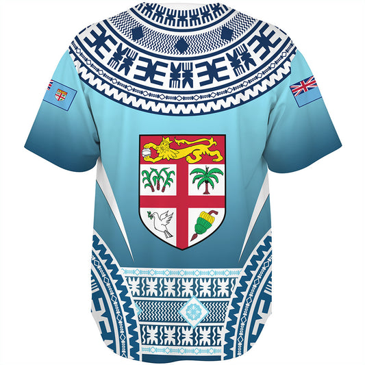 Fiji Baseball Shirt Pattern Traditional Circle Style