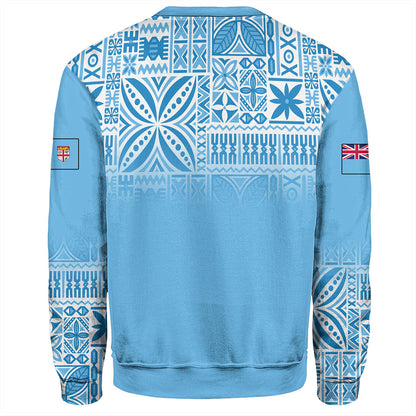 Fiji Sweatshirt Coat Of Arms Pattern Traditional Style