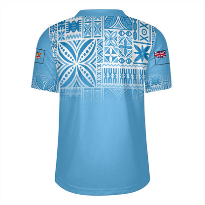 Fiji Rugby Jersey Coat Of Arms Pattern Traditional Style