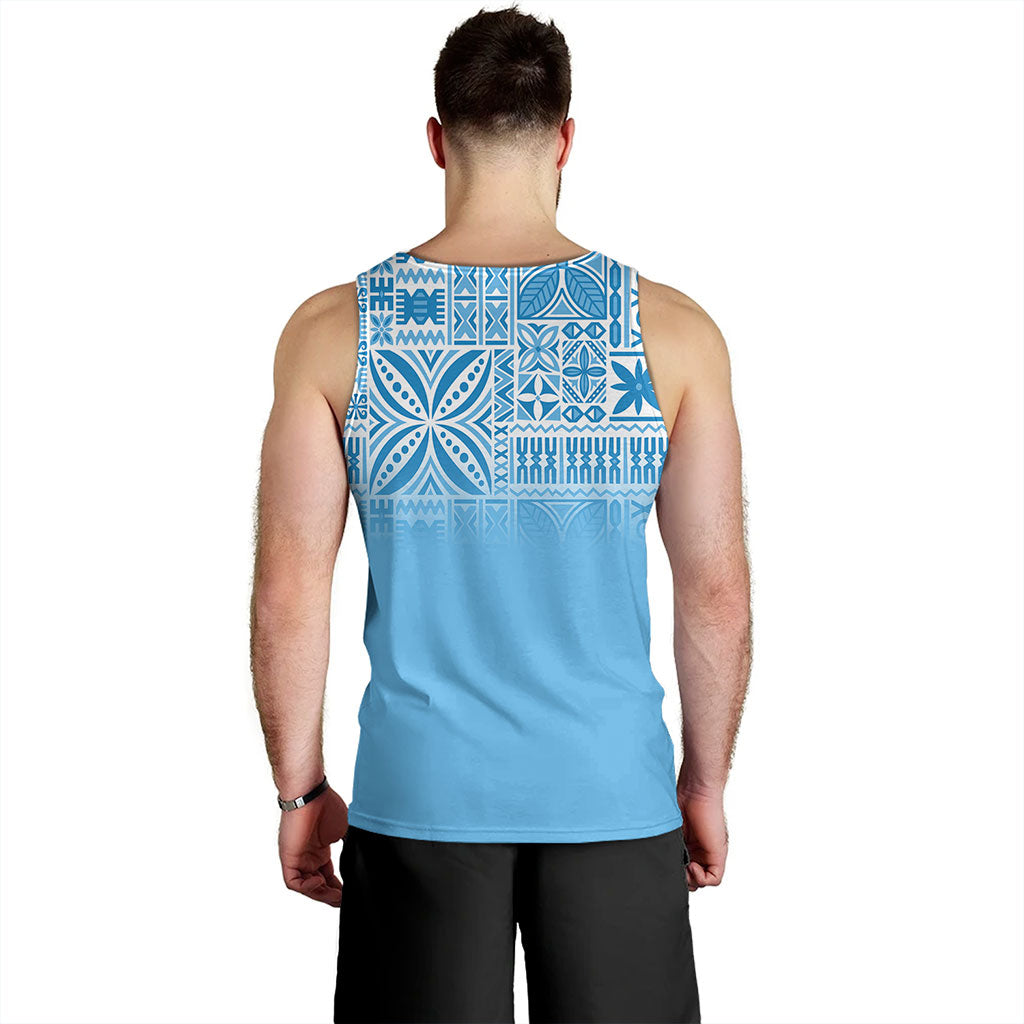 Fiji Tank Top Coat Of Arms Pattern Traditional Style