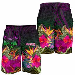 Fiji Personalised Men Shorts - Summer Hibiscus