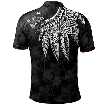 Fiji Polo - Polynesian Wings (White)