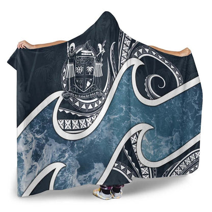 Fiji Polynesian Hooded Blanket - Ocean Style