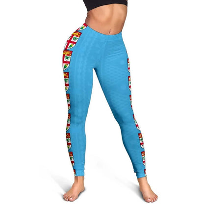 Fiji Polynesian Legging - Coat Of Arm Linked Style