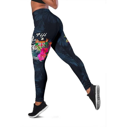 Fiji Polynesian Legging - Tropical Flower