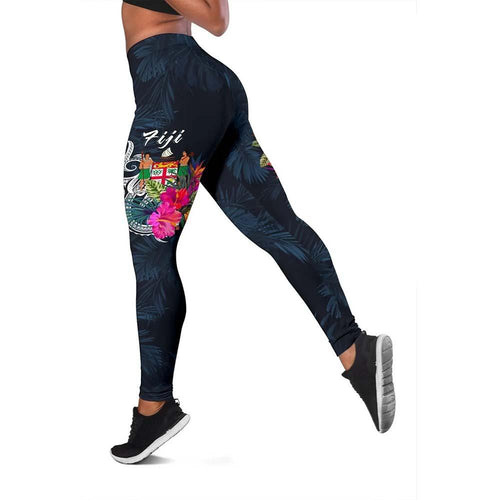 Fiji Polynesian Legging - Tropical Flower