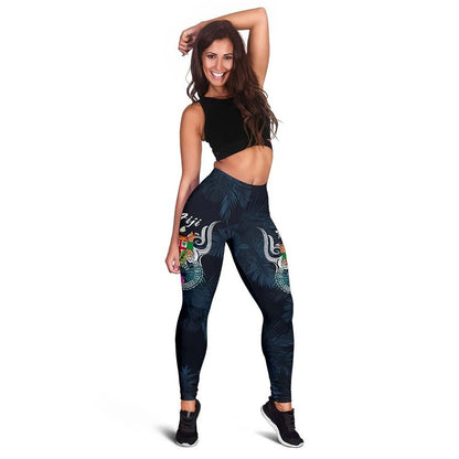 Fiji Polynesian Legging - Tropical Flower