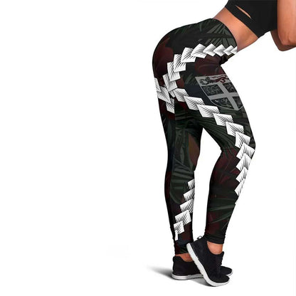 Fiji Polynesian Women Legging - Chain Polynesian