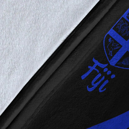 Fiji Premium Blanket - Blue Polynesian Tentacle Tribal Pattern