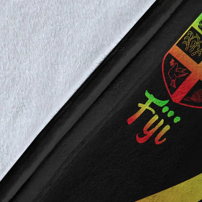 Fiji Premium Blanket - Reggae Polynesian Tentacle Tribal Pattern